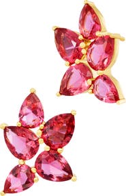 SAVVY CIE JEWELS Crystal Drop Earrings
