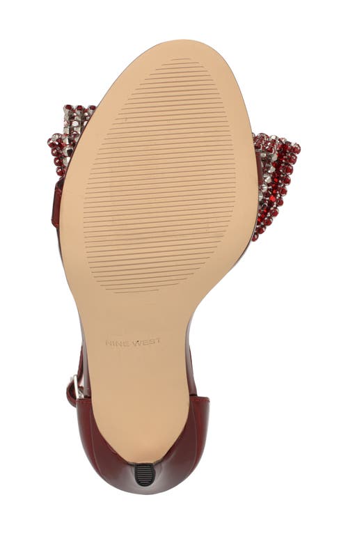 Nine West Tansie Ankle Strap Sandal In Multi