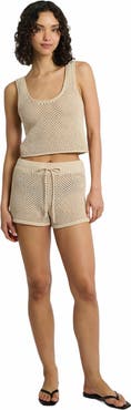 Onia Crochet Knit Micro Short