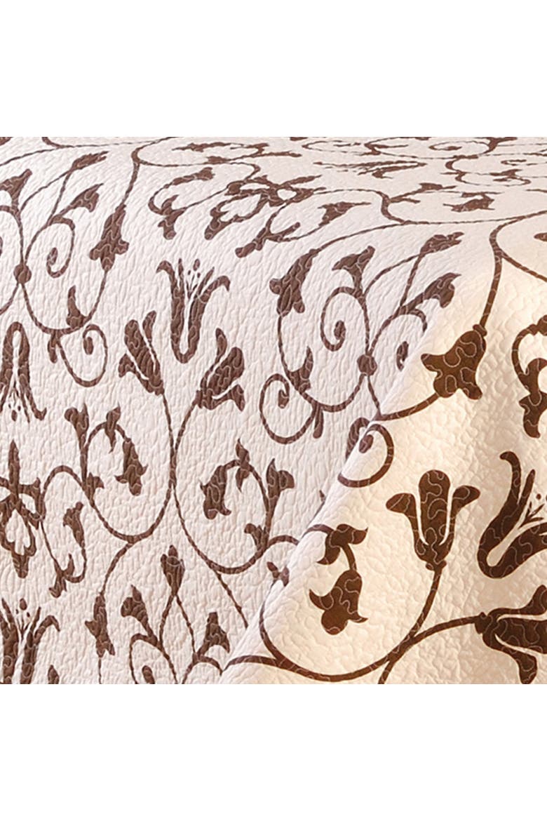 Seraphina Brown Cotton Quilt Set - Reversible and Machine Washable, Alternate, color, Brown
