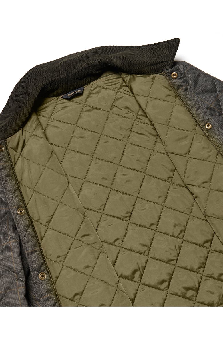 Barbour Heritage Liddesdale Check Quilted Jacket, Alternate, color,