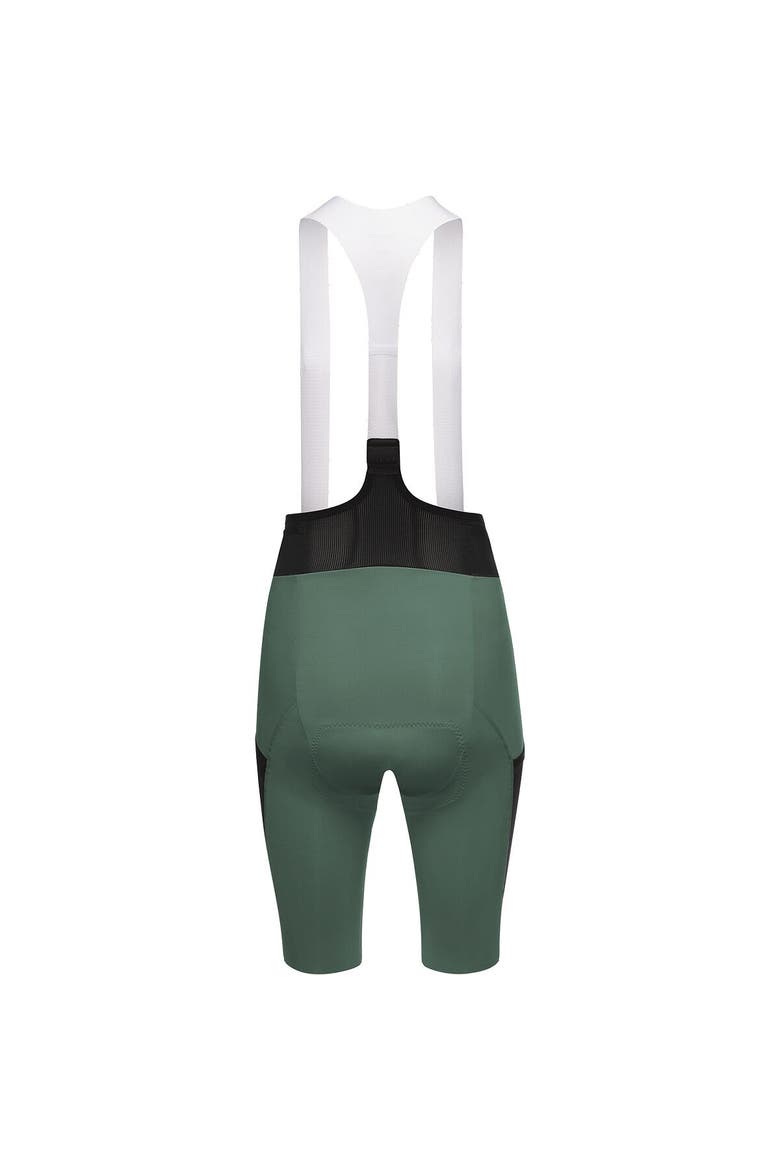 Spinshift Cargo Bib Short+ - Women's, Alternate, color, Slate Green