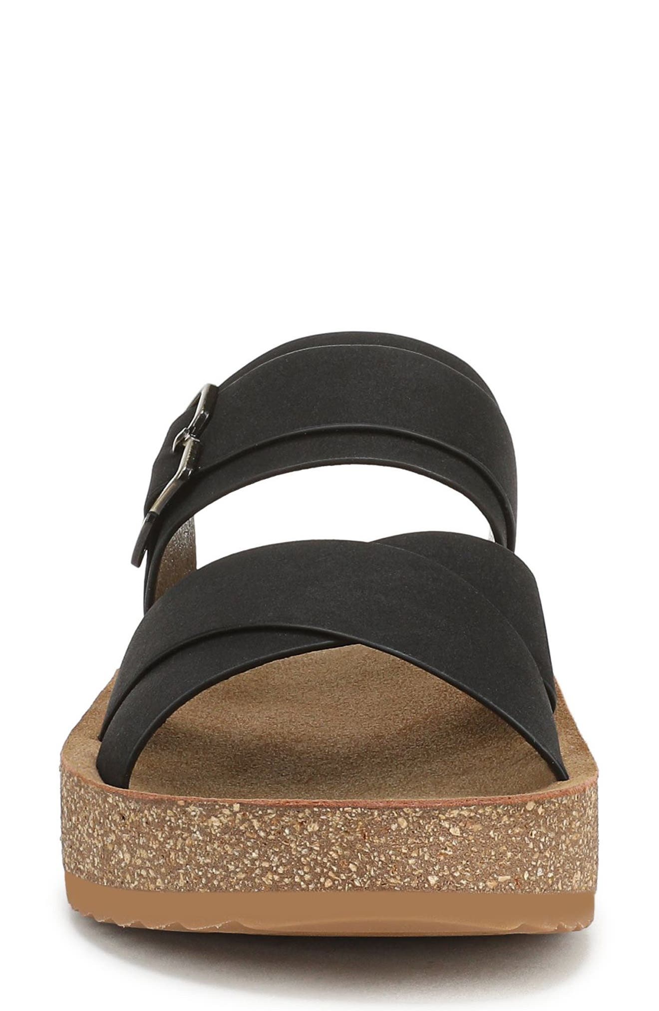 Dr. Scholl's Happy Day Wedge Sandal, Alternate, color, Black