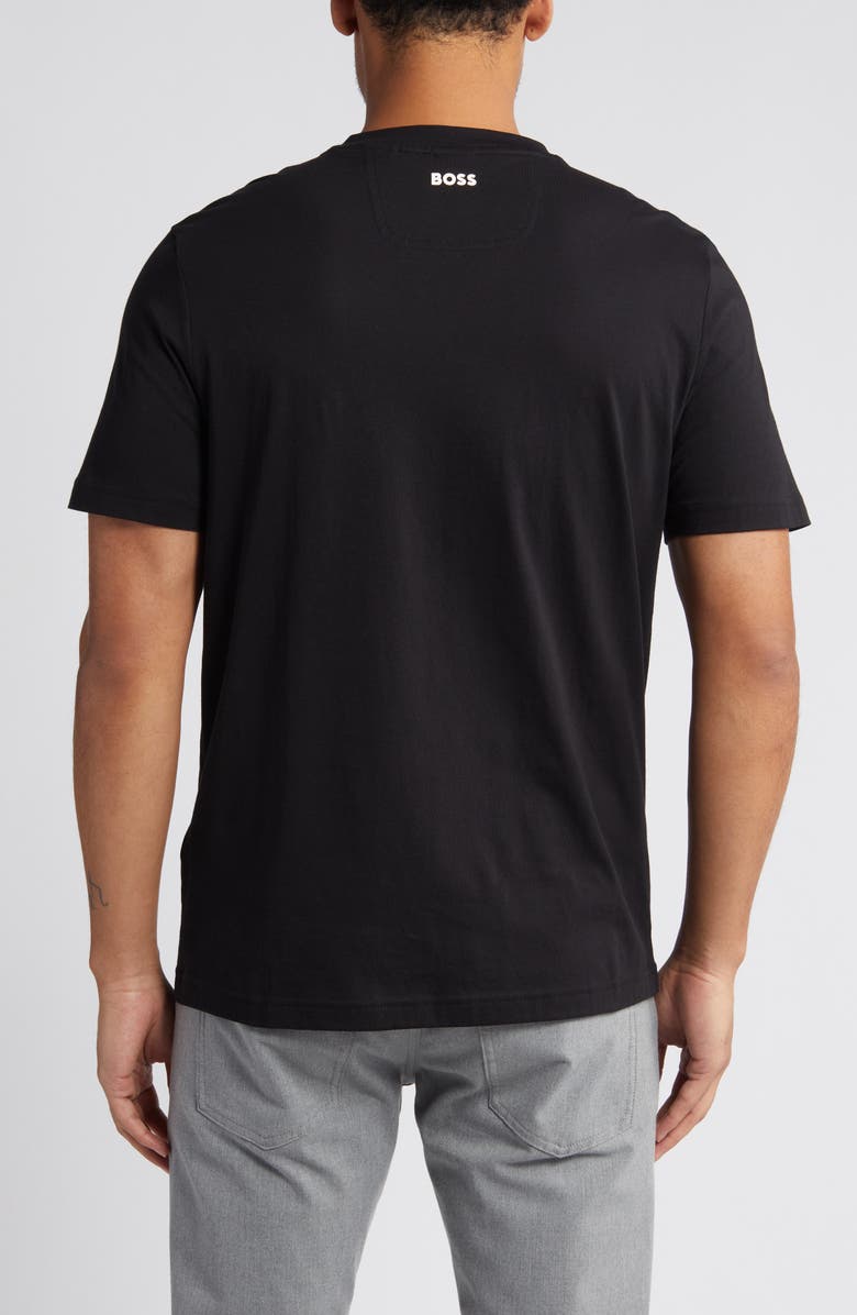 BOSS Logo Crewneck Cotton T-Shirt, Alternate, color,