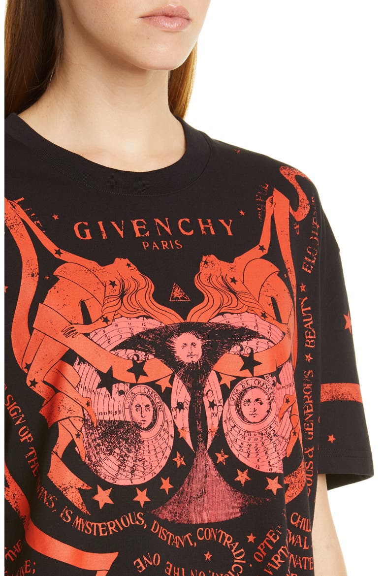Gemini Graphic Tee, Alternate, color, BLACK/ RED