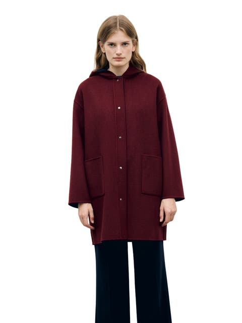 Aley Reversible Hooded Cocoon Coat