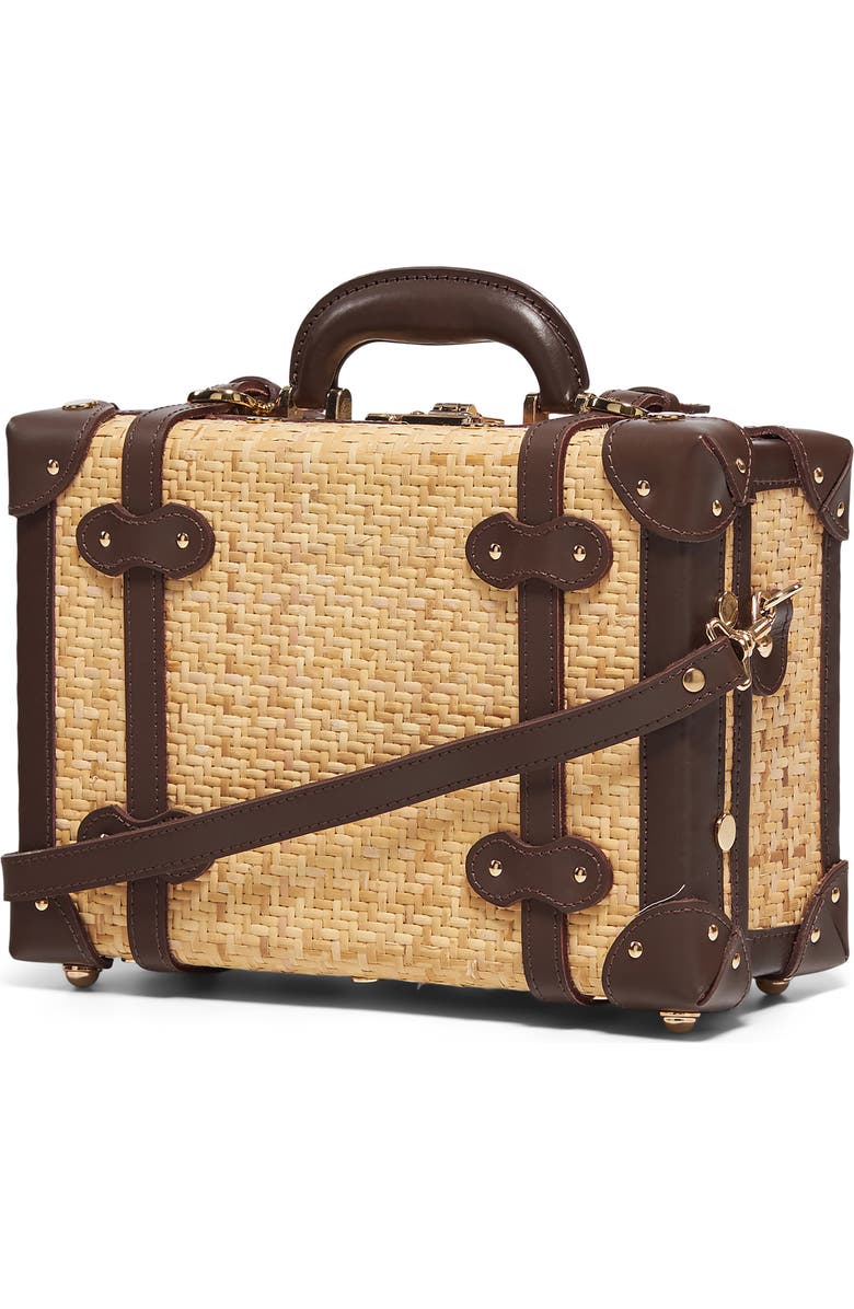 SteamLine Luggage The Explorer Woven Rattan Vanity Case, Main, color,