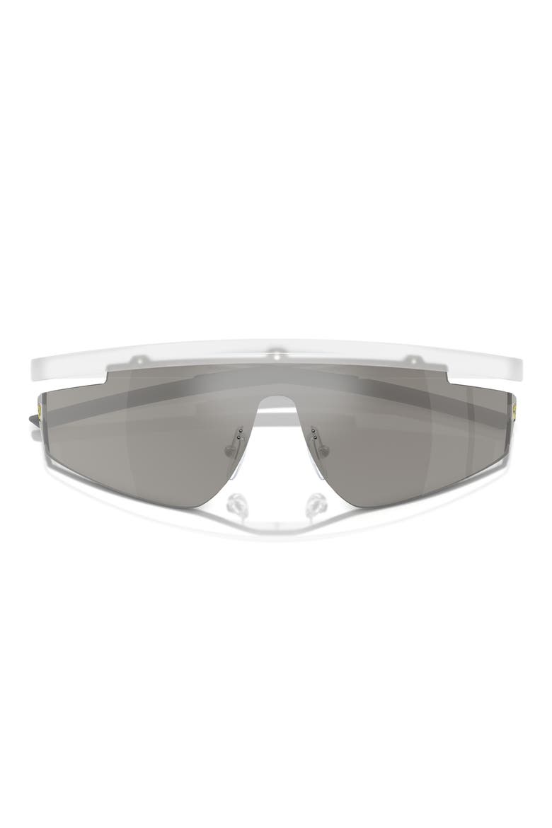 140mm Irregular Shield Sunglasses, Alternate, color, TRANSPARENT GREY