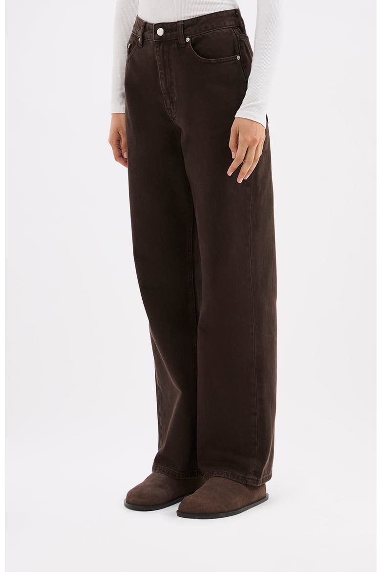 Relaxed Leg Jean, Alternate, color, Espresso