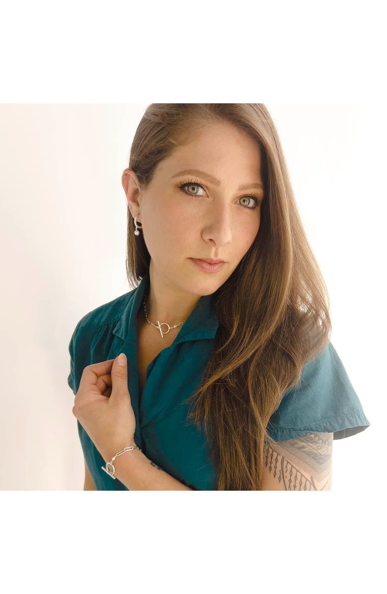 Astor & Orion Paloma Huggies, Alternate, color, Silver