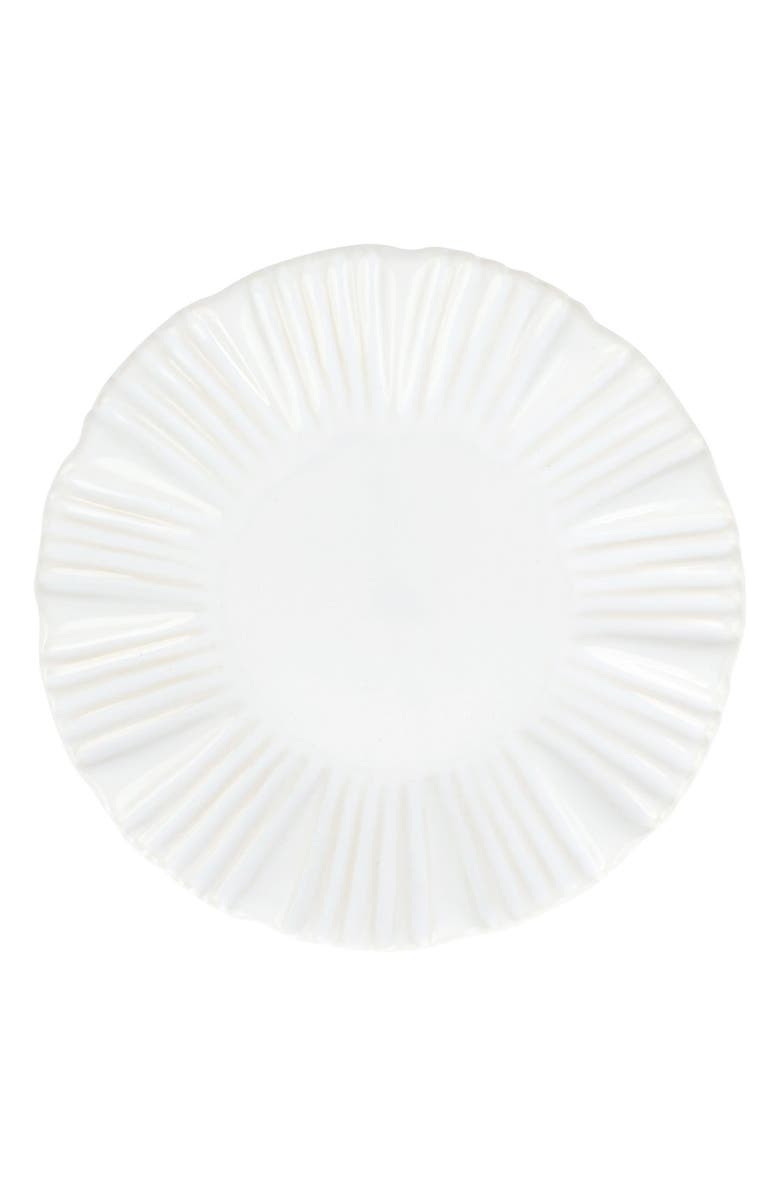 VIETRI Bari Cocktail Plate, Main, color, White