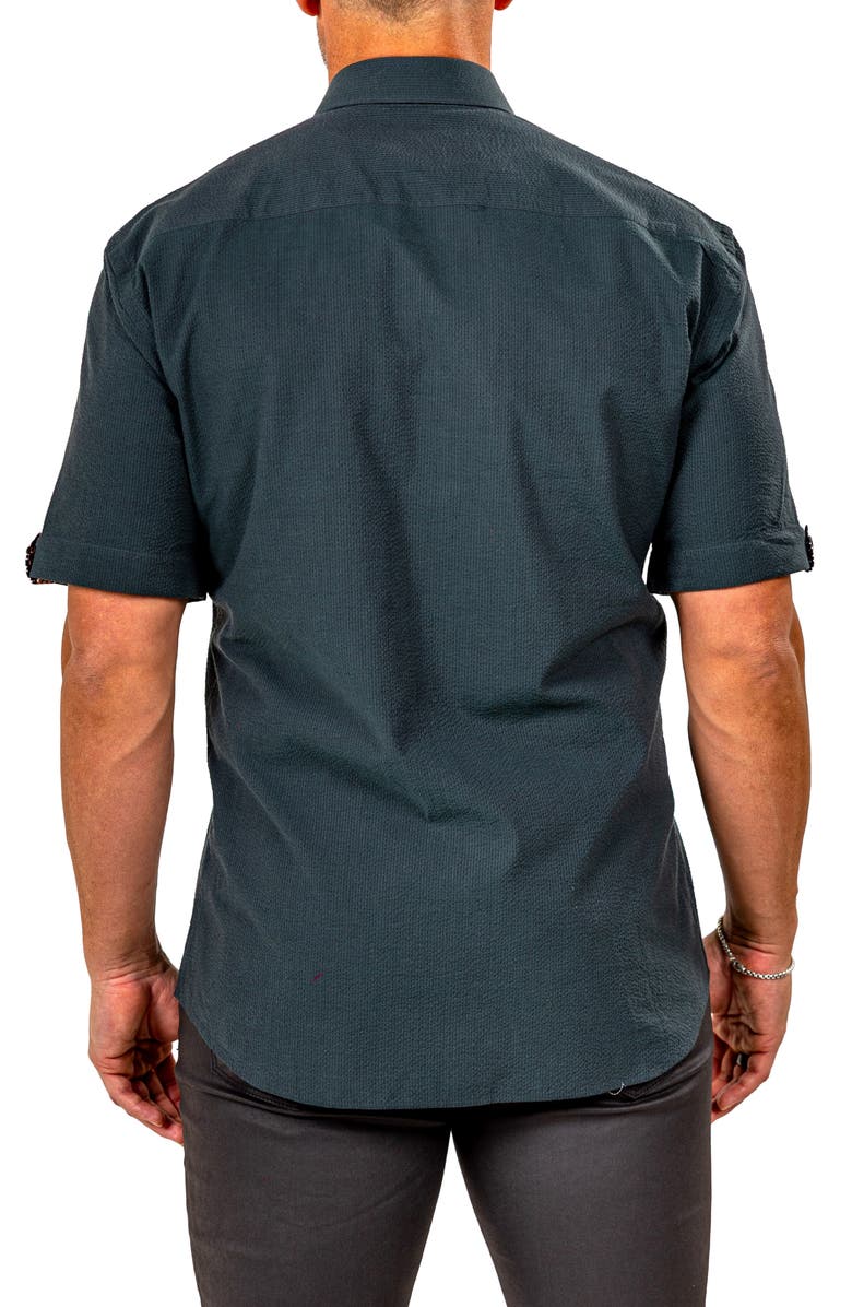 Maceoo Galileo Marthy Short Sleeve Button-Up Shirt, Alternate, color,