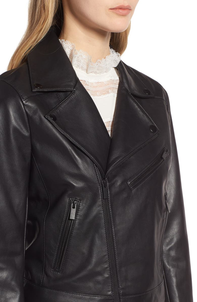 Halogen<sup>®</sup> LEATHER MOTO JKT, Alternate, color, 