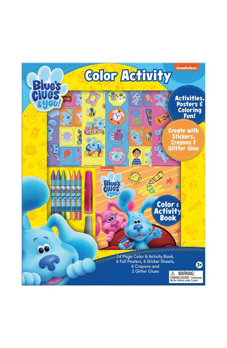 Inkology Color Activity Set, Blue
s Clues Coloring
Activities Book, Kid 5+, Main, color, Multicolored