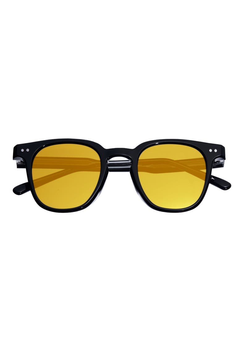 Alexander Polarized Sunglasses, Alternate, color, Black/Yellow