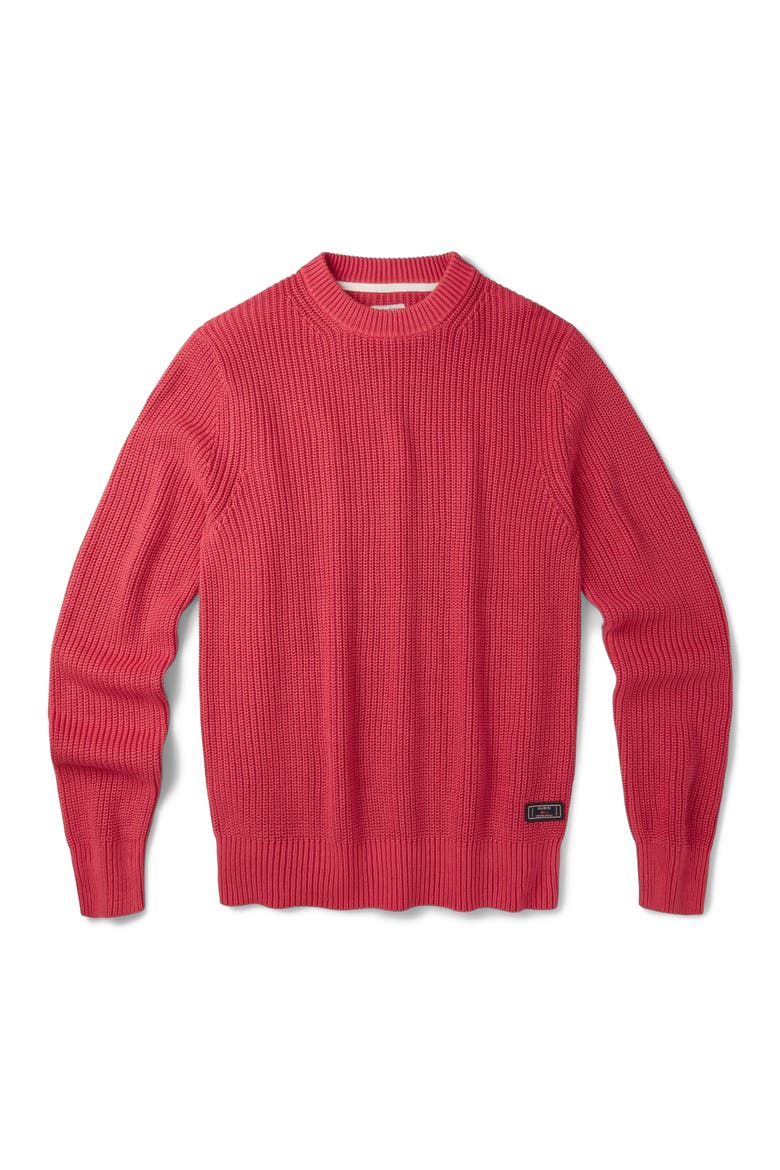 Martin Ribbed Crew Neck Sweater, Alternate, color, Pink