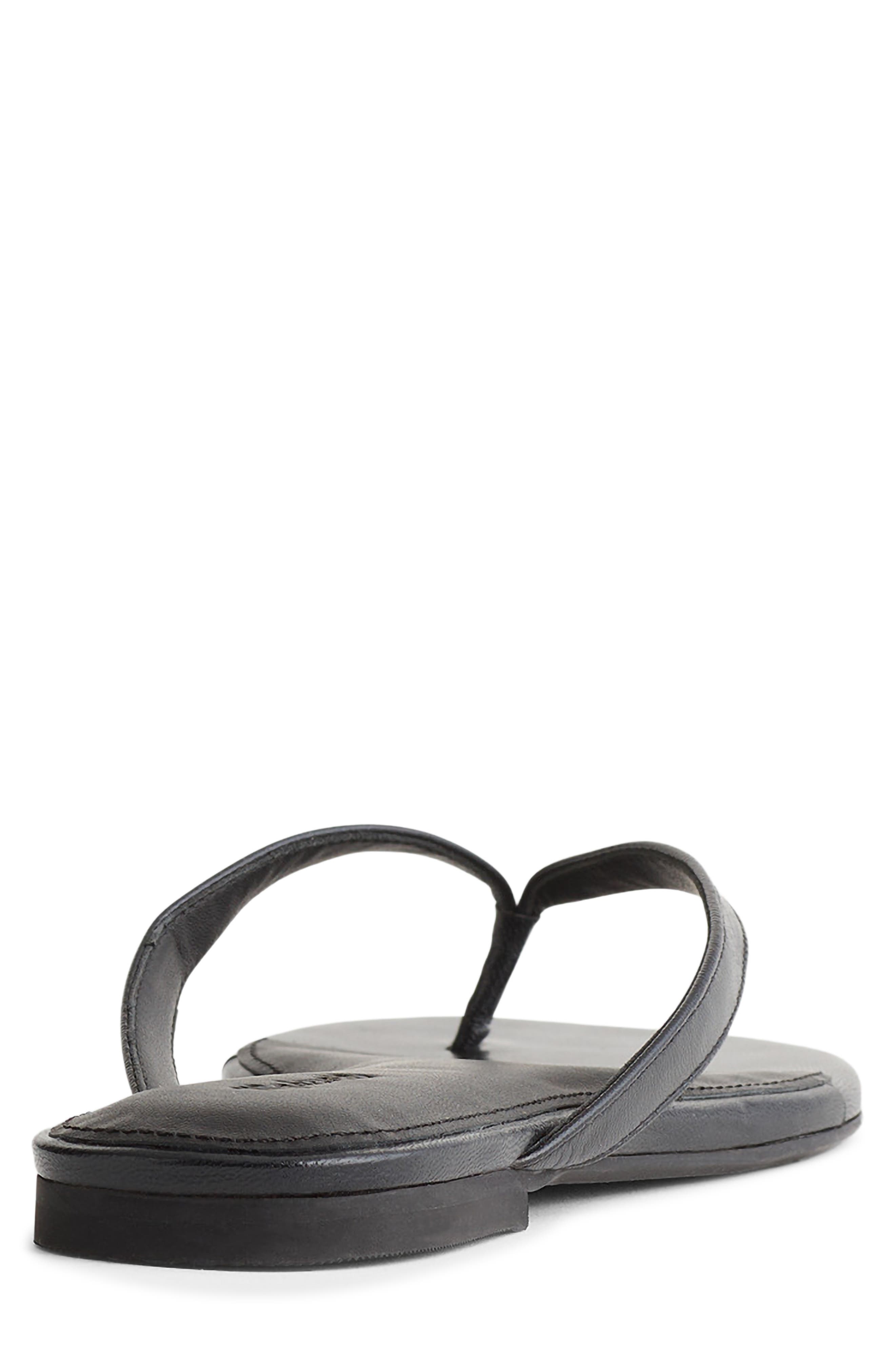 Madewell The Iggy Flip Flop, Alternate, color, True Black