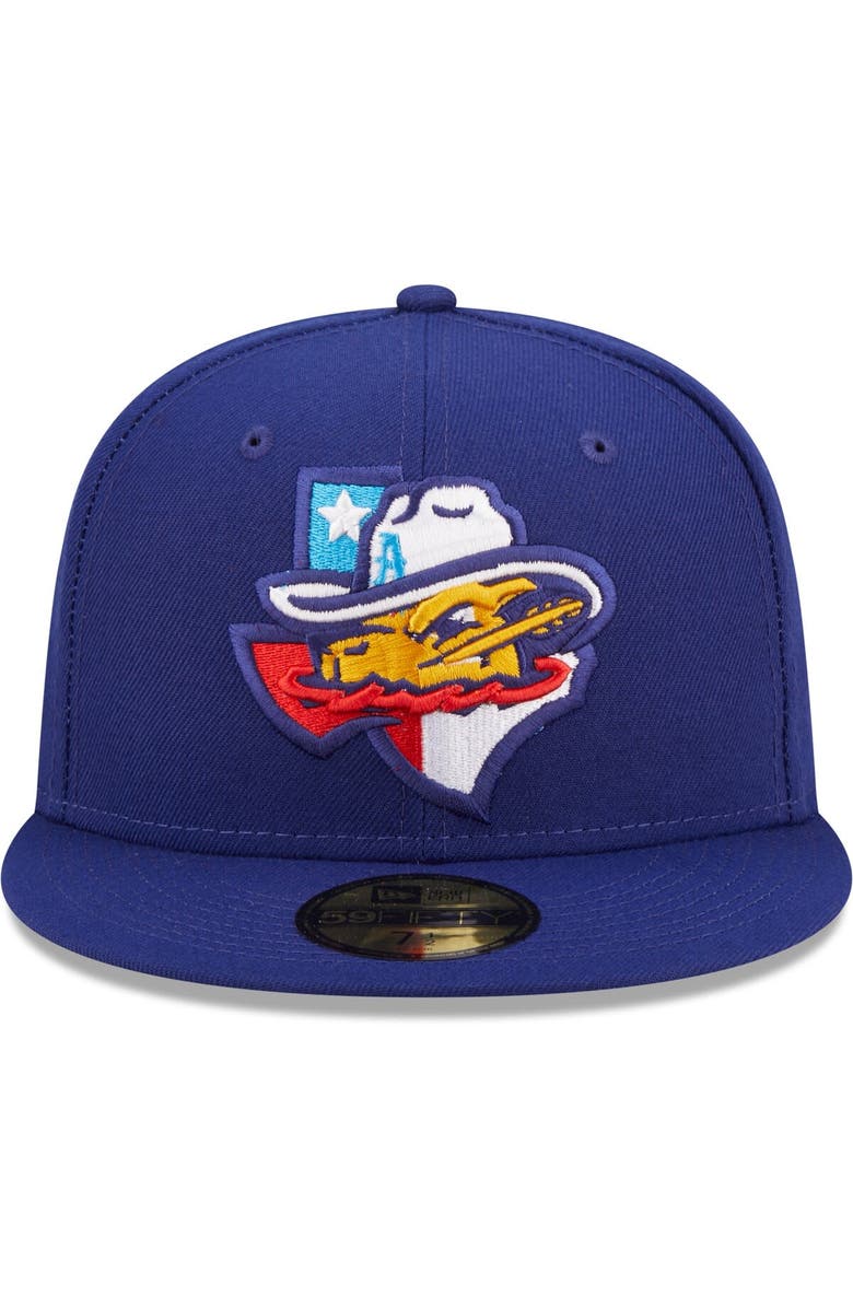 New Era Men's New Era Royal Amarillo Sod Poodles Authentic Collection 59FIFTY Fitted Hat, Alternate, color, Royal