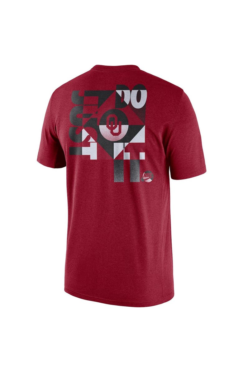 Nike Men's Nike Crimson Oklahoma Sooners Just Do It Max 90 T-Shirt, Alternate, color, 