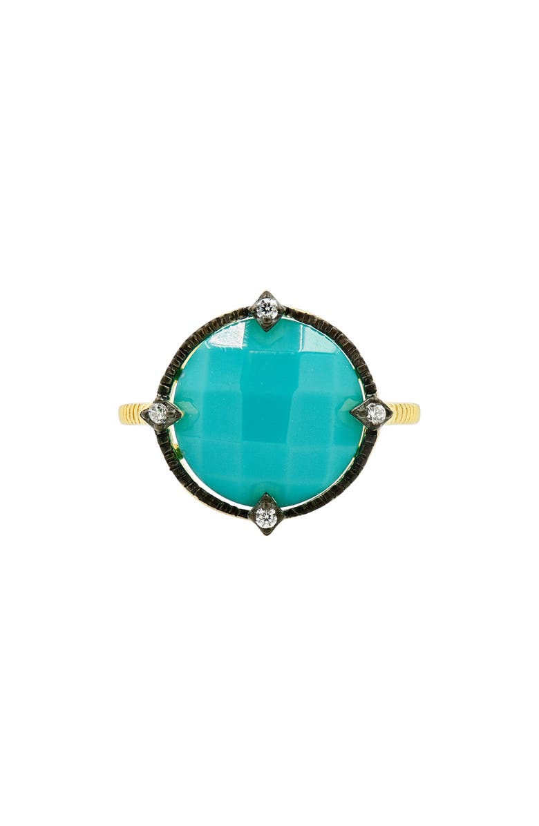 FREIDA ROTHMAN Color Theory Round Cocktail Ring, Main, color,