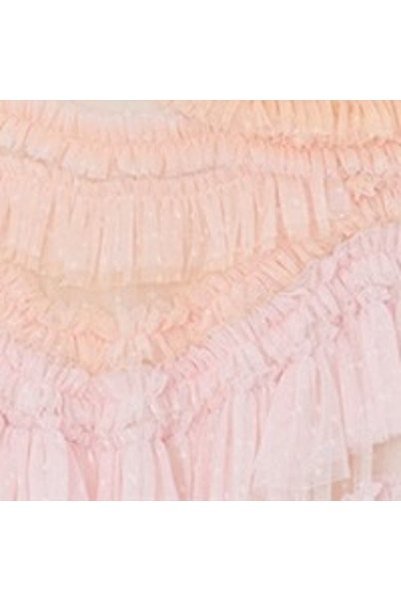 Wild Rose Ombre Short Sleeve Gown, Alternate, color, Sunset