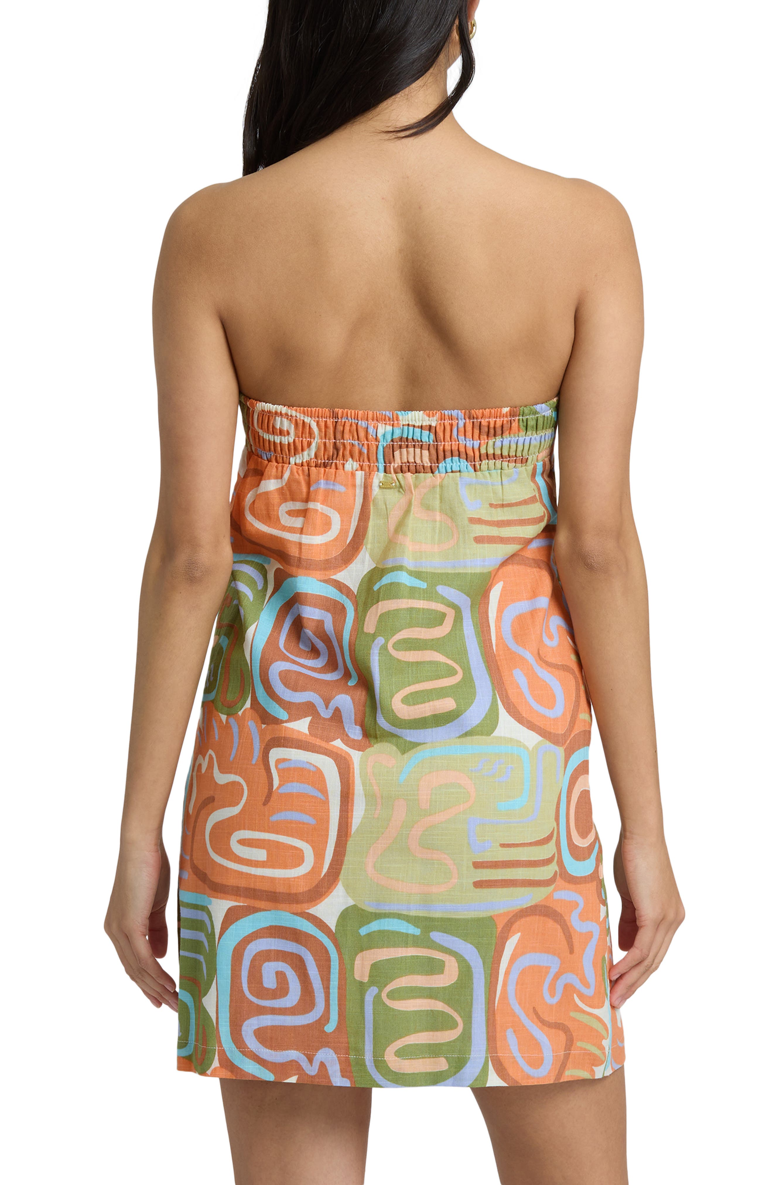 Summer Glow Strapless Minidress - image 2