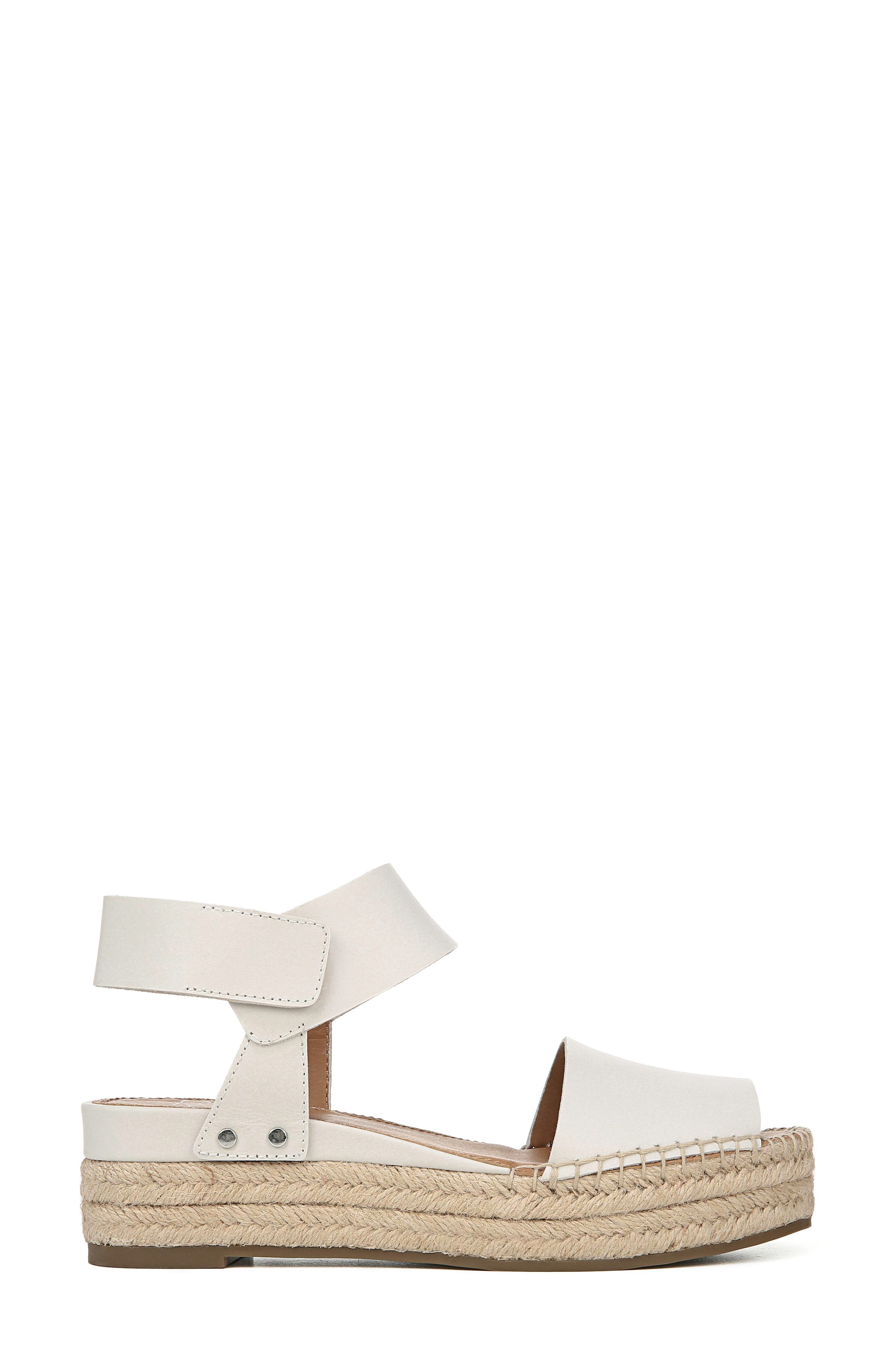 Oak Genuine Calf Hair Platform Wedge Espadrille, Alternate, color, PUTTY SUEDE