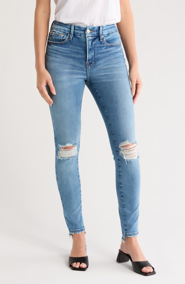 Good American Good Legs Baby Step Skinny Jeans, Main, color, 