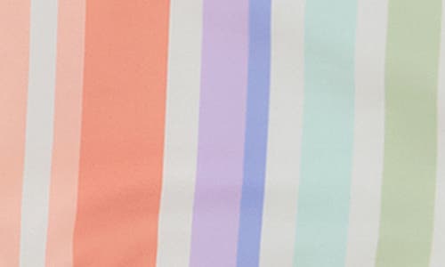 Shop Billabong Kids' Sandy Day Stripe Two-piece Swimsuit In Peaceful Lilac