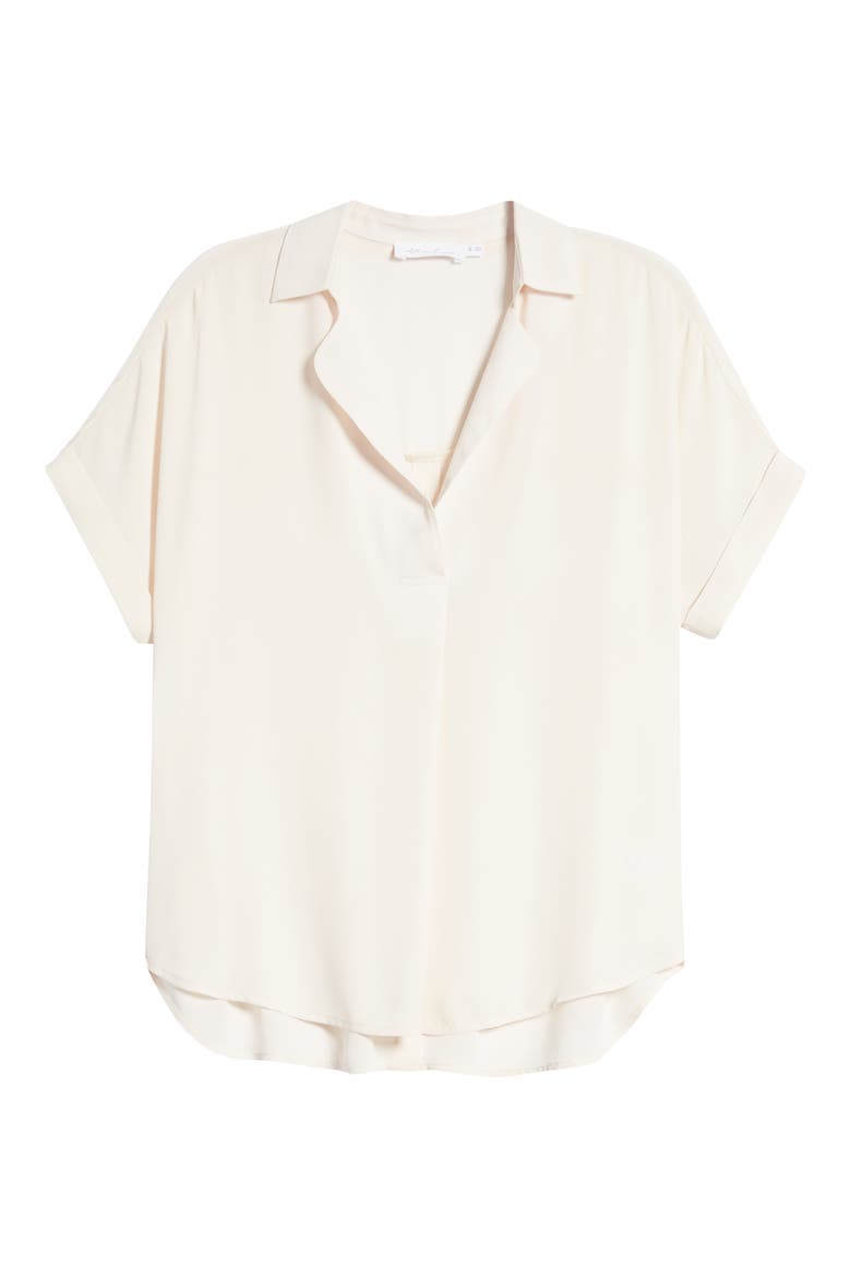Button Back Top, Alternate, color, POWDER PUFF