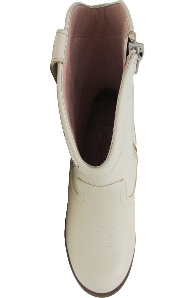 JELLYPOP Kids' Veronika Western Boot, Alternate, color, Off White Multi