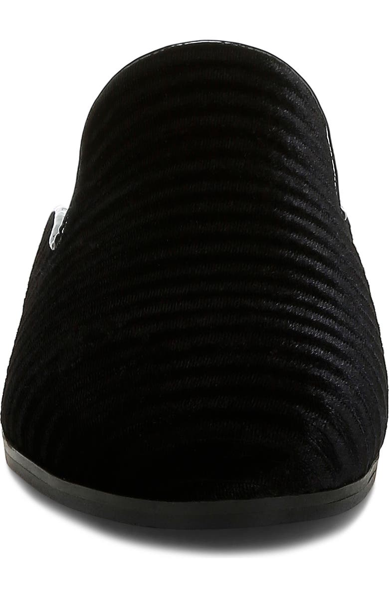 Rag & Co Ouzini Textured Velvet Mule, Alternate, color, Black