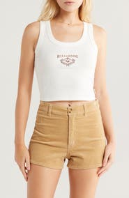 Billabong Original Tiny Rib Crop Tank