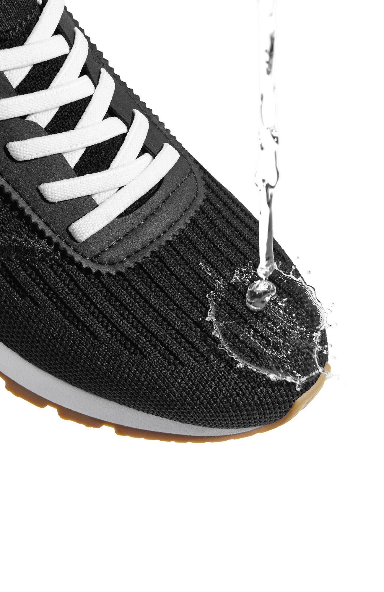 VIVAIA Mix-Texture Slip-On Sneakers, Alternate, color, Black