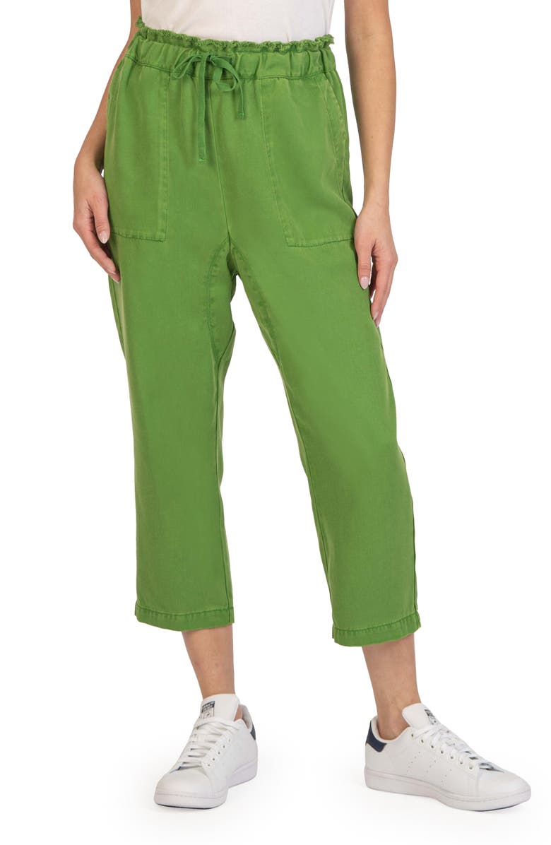 KUT from the Kloth Astra Crop Drawstring Pants, Main, color, 