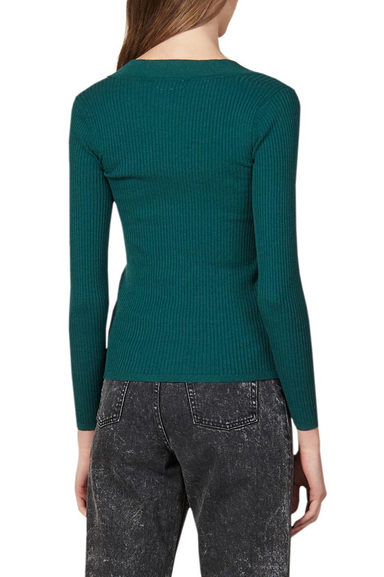 Molla Rib Sweater, Alternate, color, GREEN