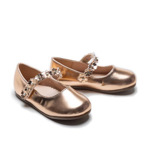 Amelia Floral Band Flats (Walker & Toddler)