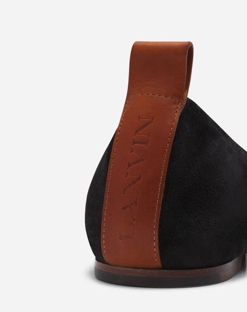 Lanvin Suede Ballet Flats For In Black
