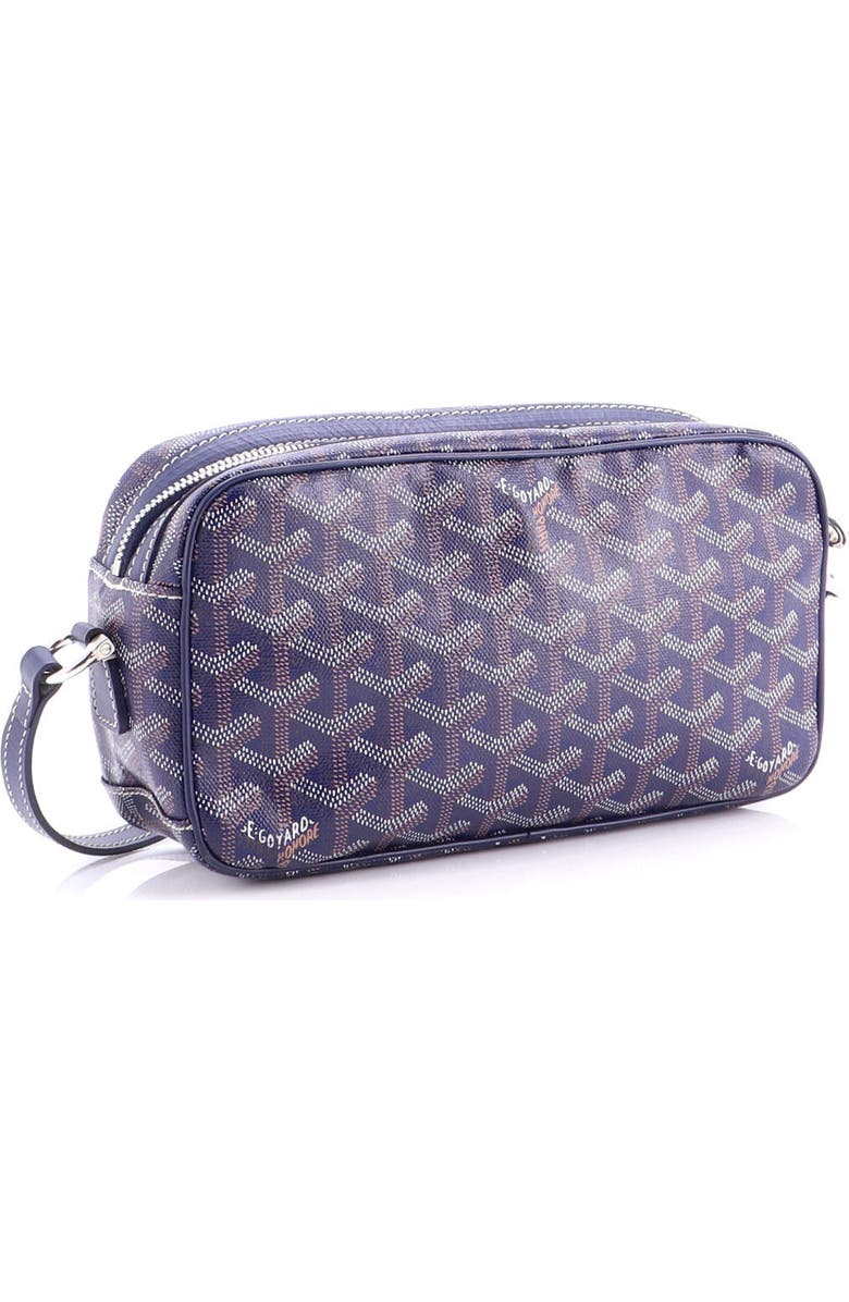 Pre-Owned Goyard Cap Vert Bag Printed Coated Canvas, Alternate, color, Blue