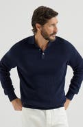 Brunello Cucinelli Rib knit polo