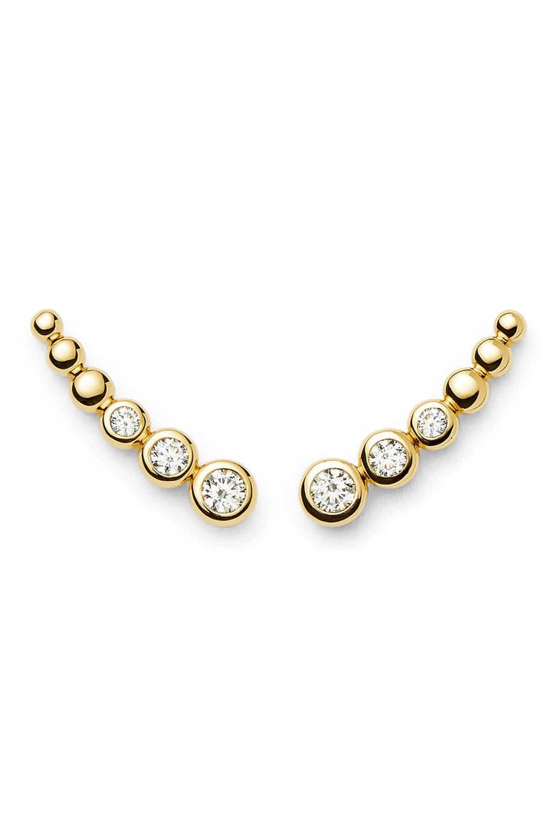 Tennis Ear Crawlers, Alternate, color, GOLD