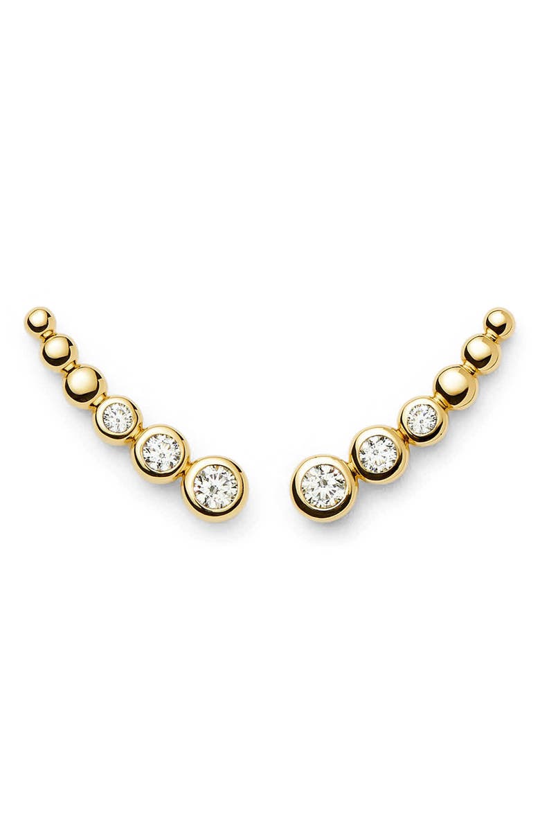 Missoma Tennis Ear Crawlers, Alternate, color, Gold