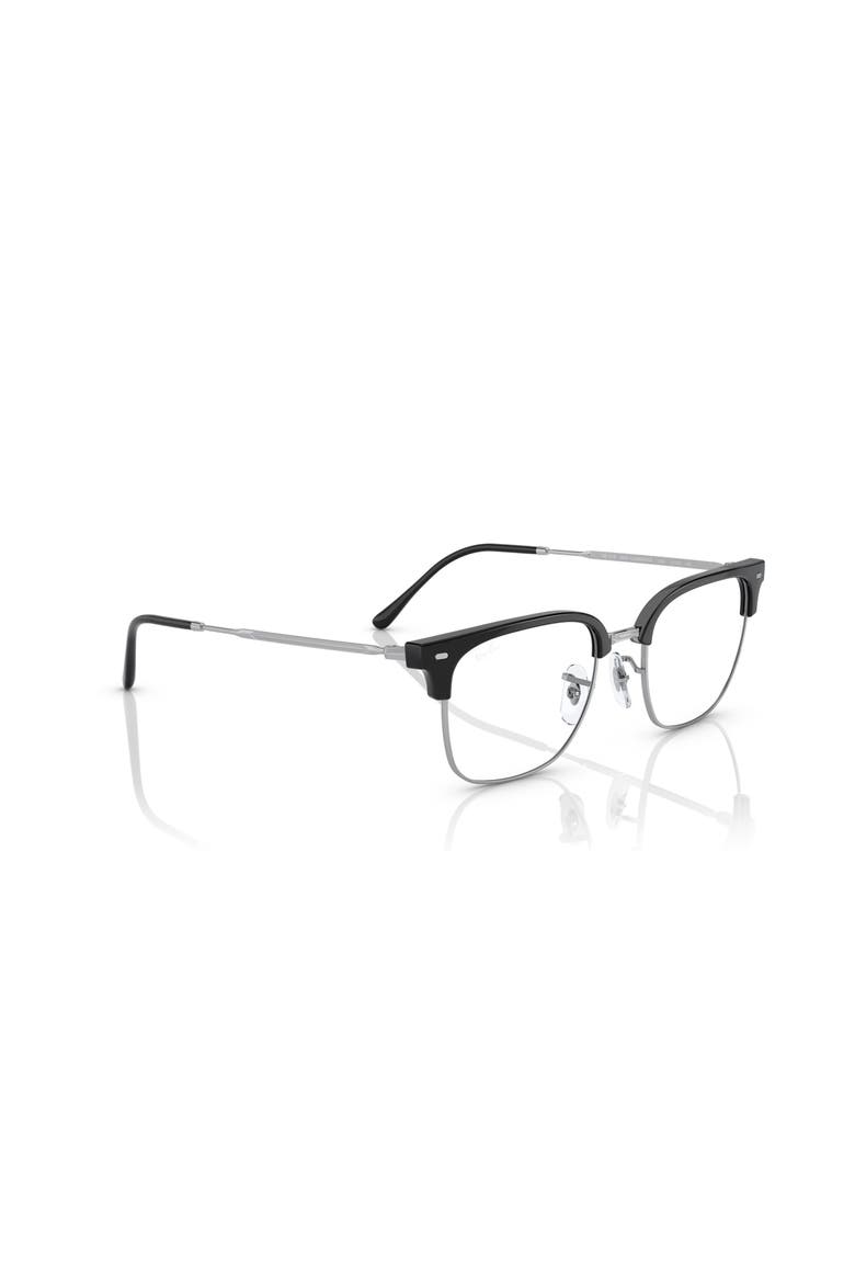 53mm Square optical glasses, Alternate, color, Black