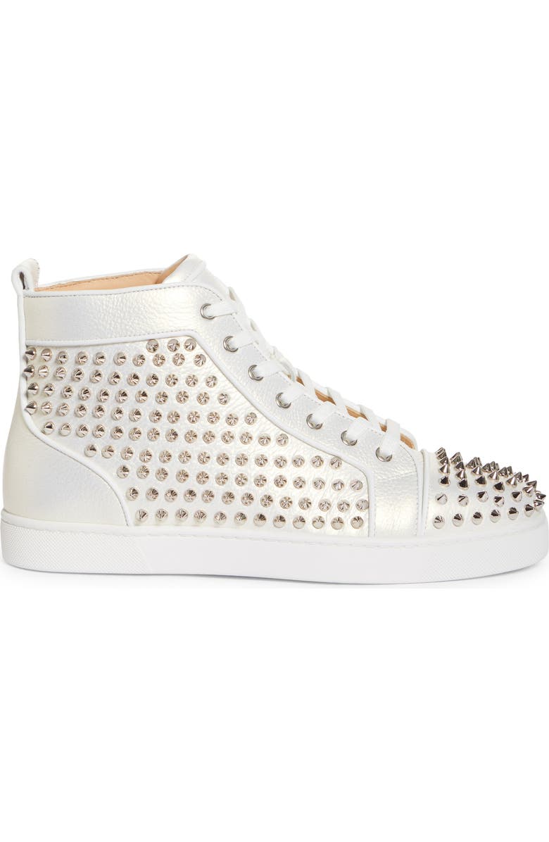 Christian Louboutin Louis Orlato Spike High Top Sneaker, Alternate, color,