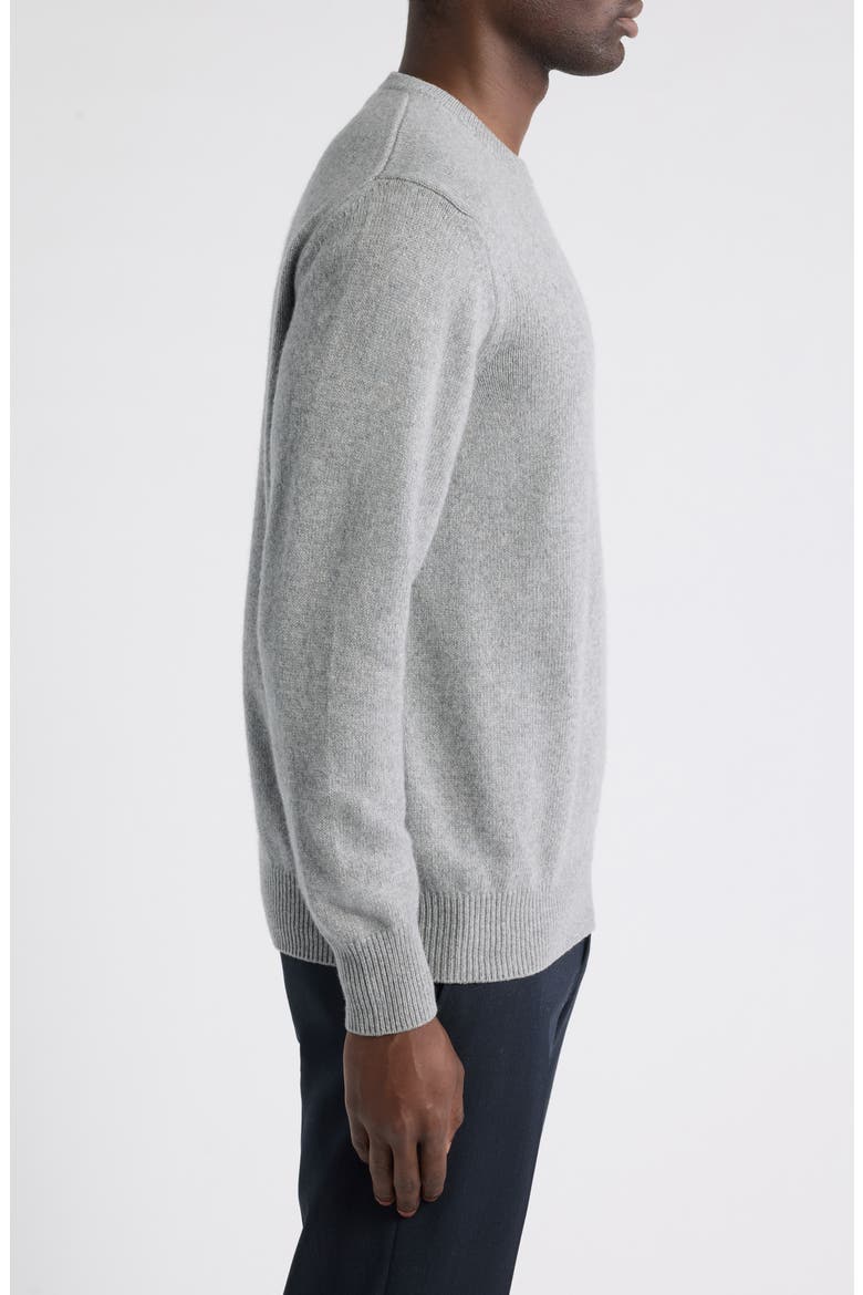 Cashmere Crewneck Sweater, Alternate, color, LIGHT GREY