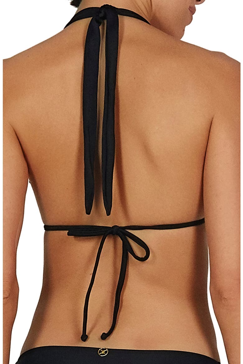 ViX Swimwear Paula Solid Bikini Top, Alternate, color, BLACK