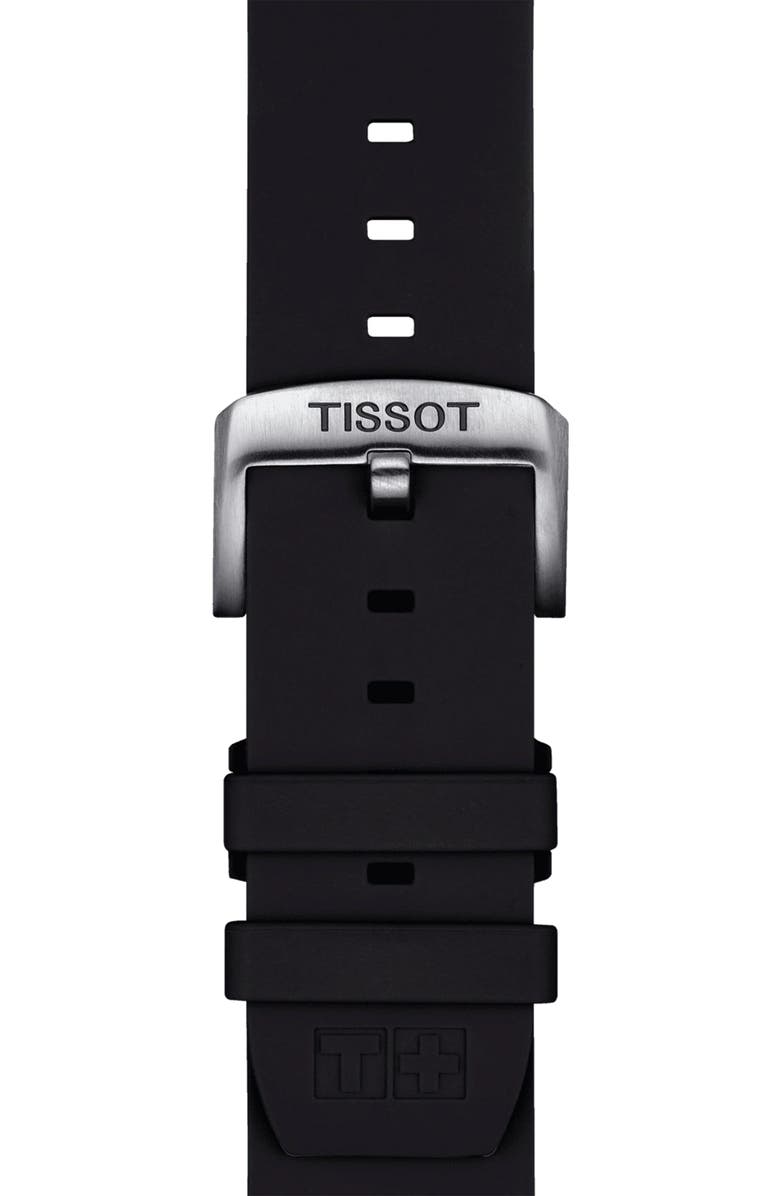 Tissot 22mm Silicone Watchband, Alternate, color, 