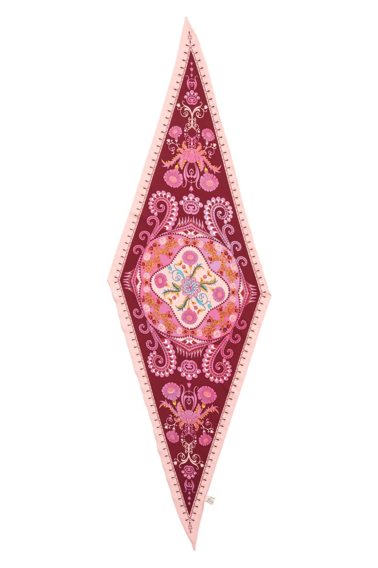 Paisley Kite Scarf, Alternate, color, CUPCAKE PINK