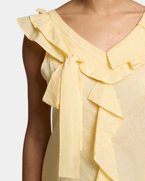 Santorelli Silvi Shift Ruffle Dress