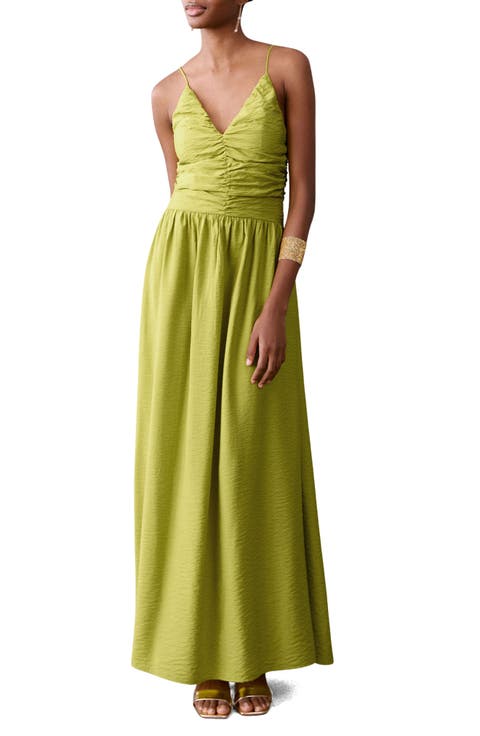 Ruched Maxi Dress